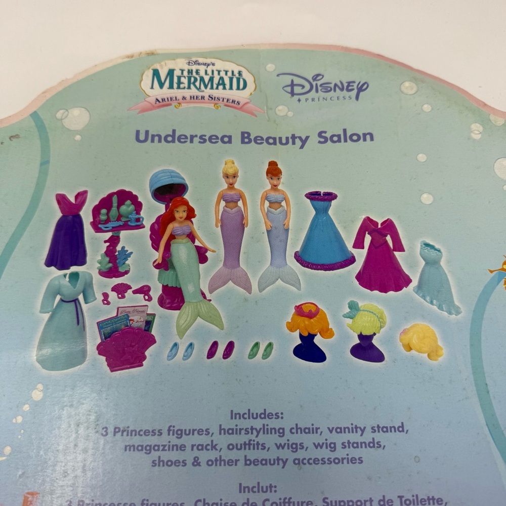 Vintage Disney Rare The Little Mermaid Favorite Moments Undersea Beauty Salon - Picture 9 of 11
